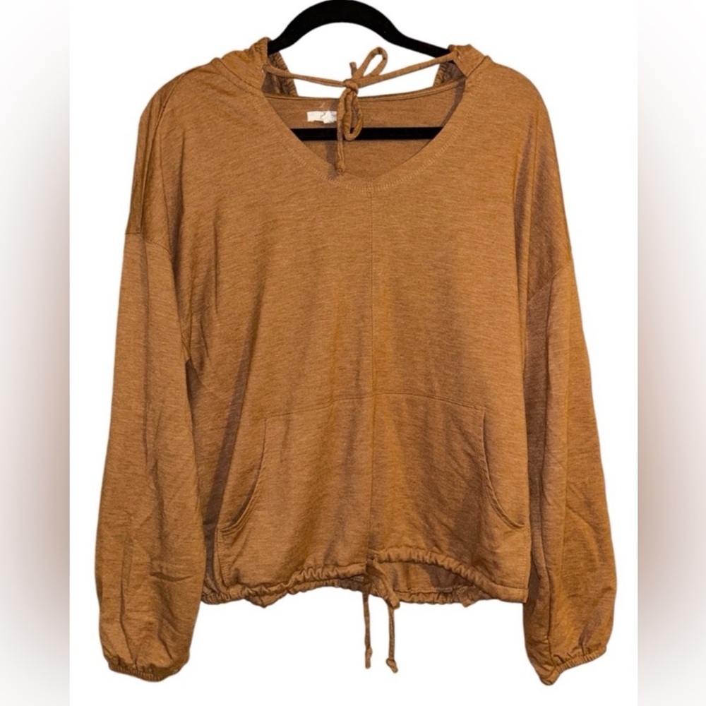 Maurices Lightweight Long Sleeve Hoodie - T-shirt weight. Sz Large NWOT